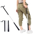 thumbnail image 1 of Plastic Dressing Aid Multicolor Plastic Sock Aid Dressing Stick Long-Handled Shoehorn Assistive Device for Seniors Rkxzt, 1 of 9