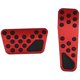 thumbnail image 1 of Car Aluminum Pedal for Dodge Challenger Charger Chrysler 300, Red, 1 of 5