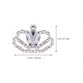 thumbnail image 4 of 10PCS DIY Decorative Decals Alloy Rhinestone Inlaid Patchs Crystal Crown DIY Accessory Elegant Jewelry Making Decor Creative Jewelry Sticker Decor for Women Lady DIY Jewelry (Mixed Color), 4 of 9