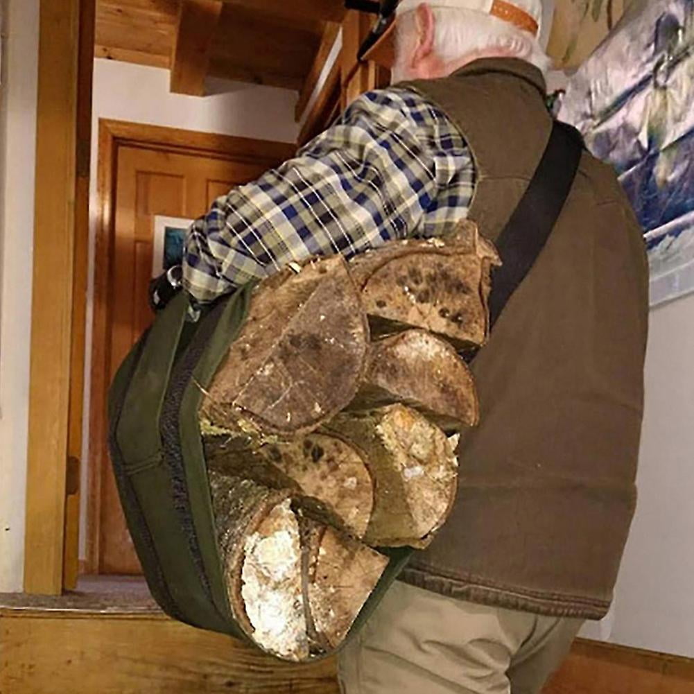 wood storage bag firewood storage bag best firewood tote bag wood storage bag wax canvas firewood organizer bag Walmart