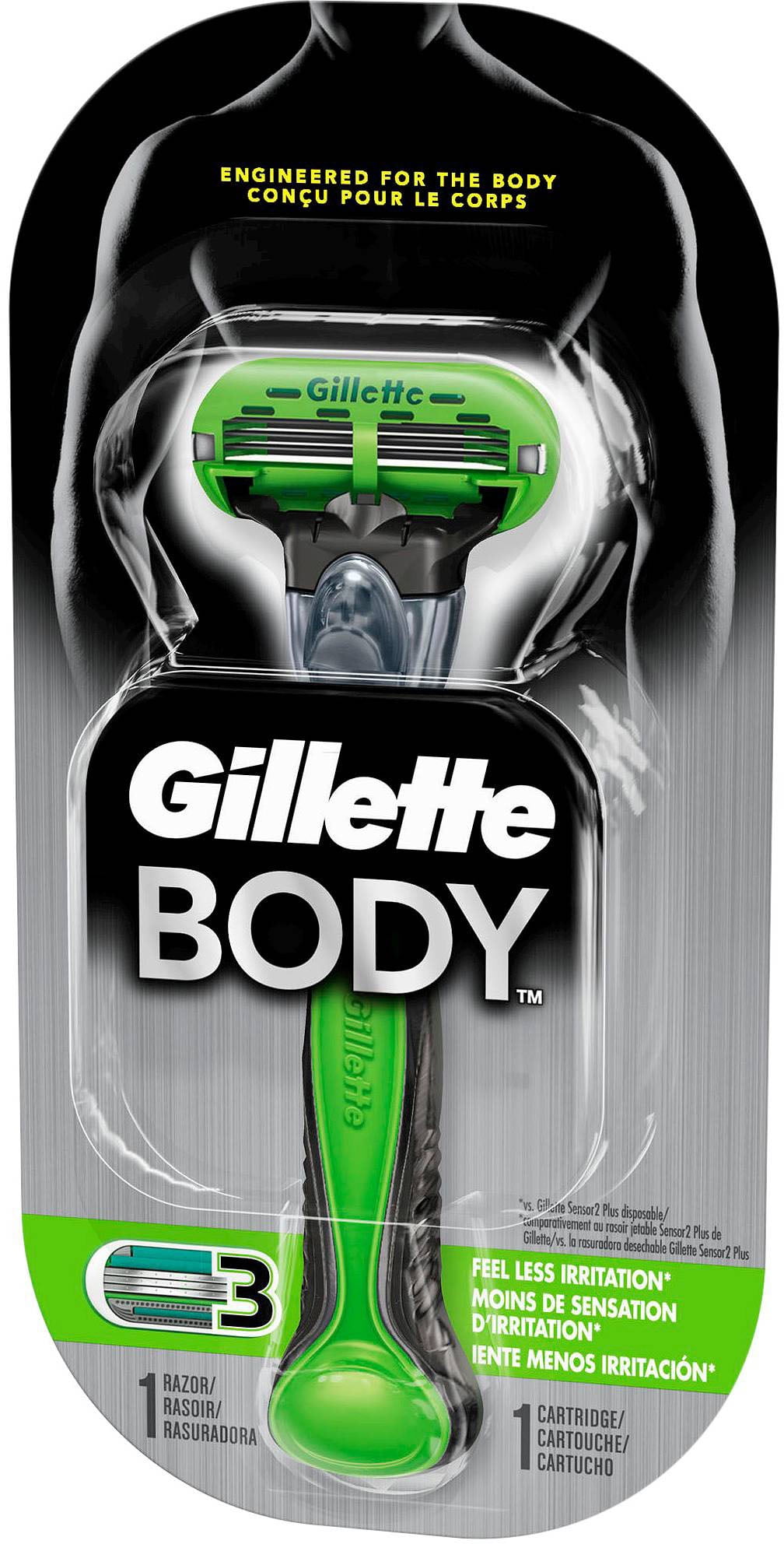 gillette body razor blades