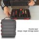 thumbnail image 5 of Caja de almacenamiento Cajas de aparejos de pesca Espacio de almacenamiento más grande Diseño de ranura para tarjeta en forma de V para exteriores para jugar al aire libre para acampar Khall Tendencias, 5 of 6