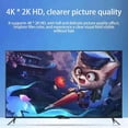 thumbnail image 5 of Adaptador compatible con DisplayPort a HDMI, DP macho a hembra, compatible con HDMI, convertidor de cable de audio y video HD 4K 1080P para computadora, TV, 1080P683, 5 of 5