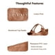 thumbnail image 4 of Bolso BBIQI para mujer, bolso grande de PVC con estampado de letras, 4 of 6