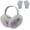 Gray, variant on Women Winter Foldable Earmuffs and Gloves Set, Warm Plush Ear Muffs Ear Warmers Outdoor Ear Covers