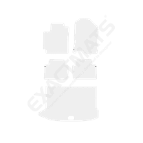 ExactMats - Premium Clear Overlay Floor Mats, Made In USA - Fits Hyundai Kona 2018-2023 / 2 Front, 2 Rear & Cargo (Seats Up) Trunk Mats