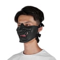 thumbnail image 1 of Half Face , Impact  Guard For  Camouflage Survival Game CosplayBlack, 1 of 8