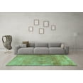 thumbnail image 3 of Ahgly Company Machine Washable Indoor Rectangle Persian Turquoise Blue Traditional Area Rugs, 6' x 9', 3 of 4