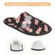 thumbnail image 3 of Fotbe Popcorn Pantuflas Peludas para Mujer con Estampado, Zapatillas de Peluche, Zapatos de Invierno para Casa, Uso Interior y Exterior-Medium, 3 of 8