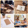 60 PCS A6 Pocket Notebook, Blank Pages, Kraft Cover - Walmart.com