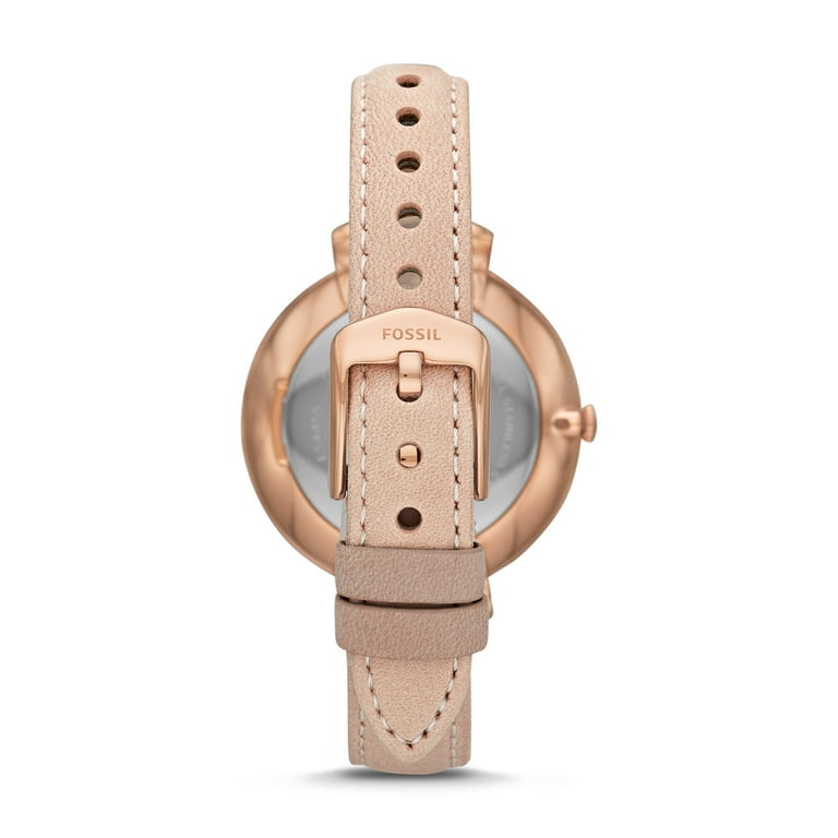 Fossil Women's Jocelyn Mother of Pearl Blush Leather Watch (Style