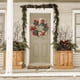 thumbnail image 3 of Puerta De Corona Navideña Con Piñas Y Bayas Corona Navideña Para Decoración Interior Y Exterior Puerta De Árbol De Navidad Chimenea-30cm, 3 of 5
