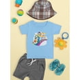 thumbnail image 3 of Kids In A Rainbow Traind T-Shirt Infant -Image by Shutterstock,  6 Months, 3 of 4