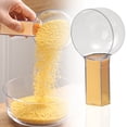 thumbnail image 2 of Measuring Spoons - Food-Grade Flour Shovel, Food Scoop, Restaurant Baking Treat Bakery Coffee Bean Powder Measuring Scoop, Dishwasher Safe, 1Pc, for Measuring Wet Dry Indgredients(Yellow,5x2.3"), 2 of 7