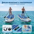 thumbnail image 4 of 10.6 FT or 11 FT Inflatable Paddle Board - Wide Stable SUP with Non Slip Deck and Complete Accessories Package, 4 of 7