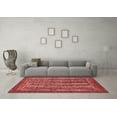 thumbnail image 3 of Ahgly Company Indoor Rectangle Abstract Red Modern Area Rugs, 6' x 9', 3 of 4