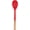 Red, variant on Kiibsot 13 inch Large Silicone Cooking Spoons, Nonstick Solid Wooden Handle Spoon, Heat Resistan Silicone Kitchen Spoons for Cooking, Serving, Basting, Mixing