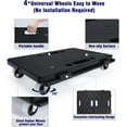 thumbnail image 2 of Furniture dolly, 2 pieces set of connectable moving dolly, size 15.63x10.23 inches, weight capacity 500 pounds, four-wheel heavy duty furniture dolly, small flat dolly, portable and lightweight., 2 of 4