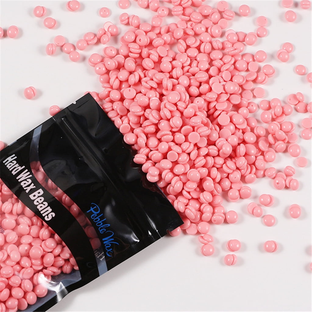 Hard Wax Beads Solid Paper-free Depilation Wax Beans，Unisex And Whole Body  Available,100 g/35 oz