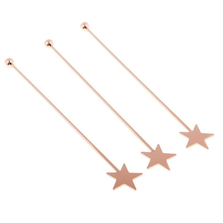 

Stainless Steel Coffee Beverage Stirrers Cocktail Drink Swizzle Sticks Tool