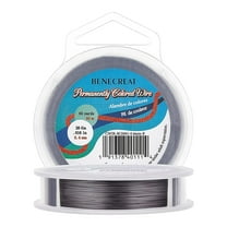 Round Craft Copper Wire Gunmetal 0.4mm 26 Gauge