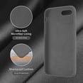thumbnail image 5 of Designed for iPhone SE Case 2022/2020, Designed for iPhone 7 8 Case, Silicone Ultra Slim Shockproof Phone Case with [Soft Microfiber Lining], 4.7 inch, Spacy Gray, 5 of 13