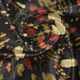 thumbnail image 7 of Ambesonne Dark Floral Valance & Curtain, Flowers Victorian Art, 55"x45", Burgundy and Pale Coffee, 7 of 7