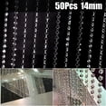 thumbnail image 7 of 14mm 50-Pcs Artificial Crystal Octagon Beads Droplets Chandelier Pendants Charms, 7 of 7