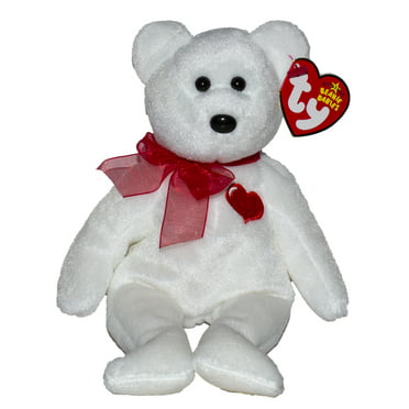 Ty Beanie Baby: Valentino the Bear | Stuffed Animal | MWMT - Walmart.com
