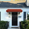 thumbnail image 2 of Awntech 6.38 Ft New Yorker Fixed Awning Canopy with Rigid Valance (76.5in x 18in x 36in), Terracotta, 2 of 5
