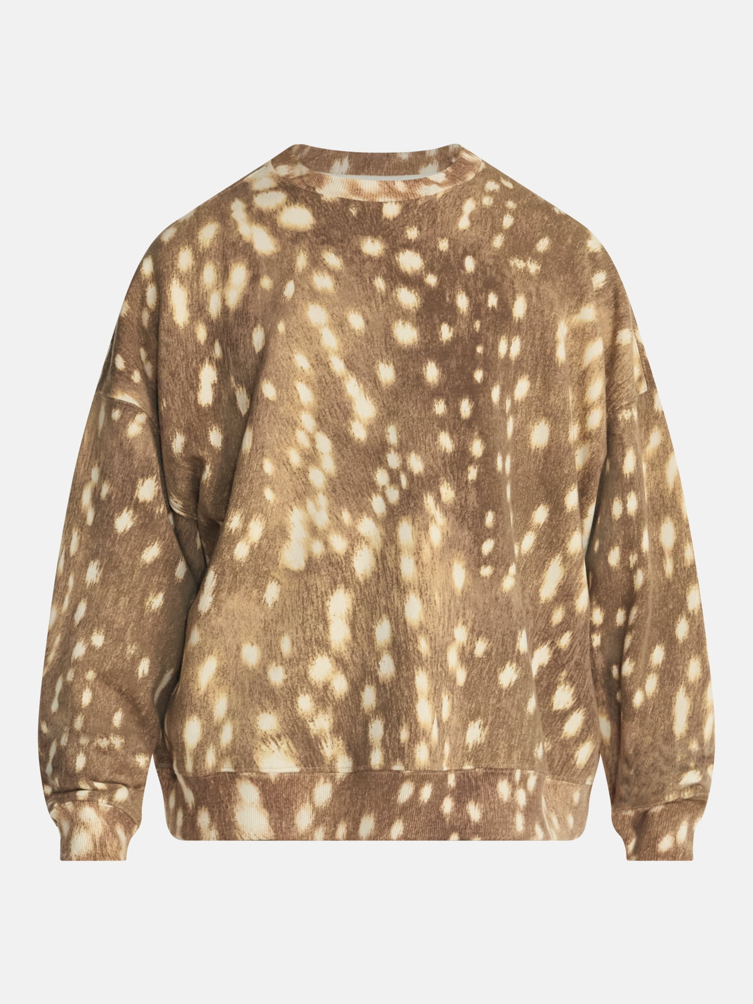 No Boundaries Crewneck Fleece Sweatshirt with Long Sleeves, Men's XS-4XLT