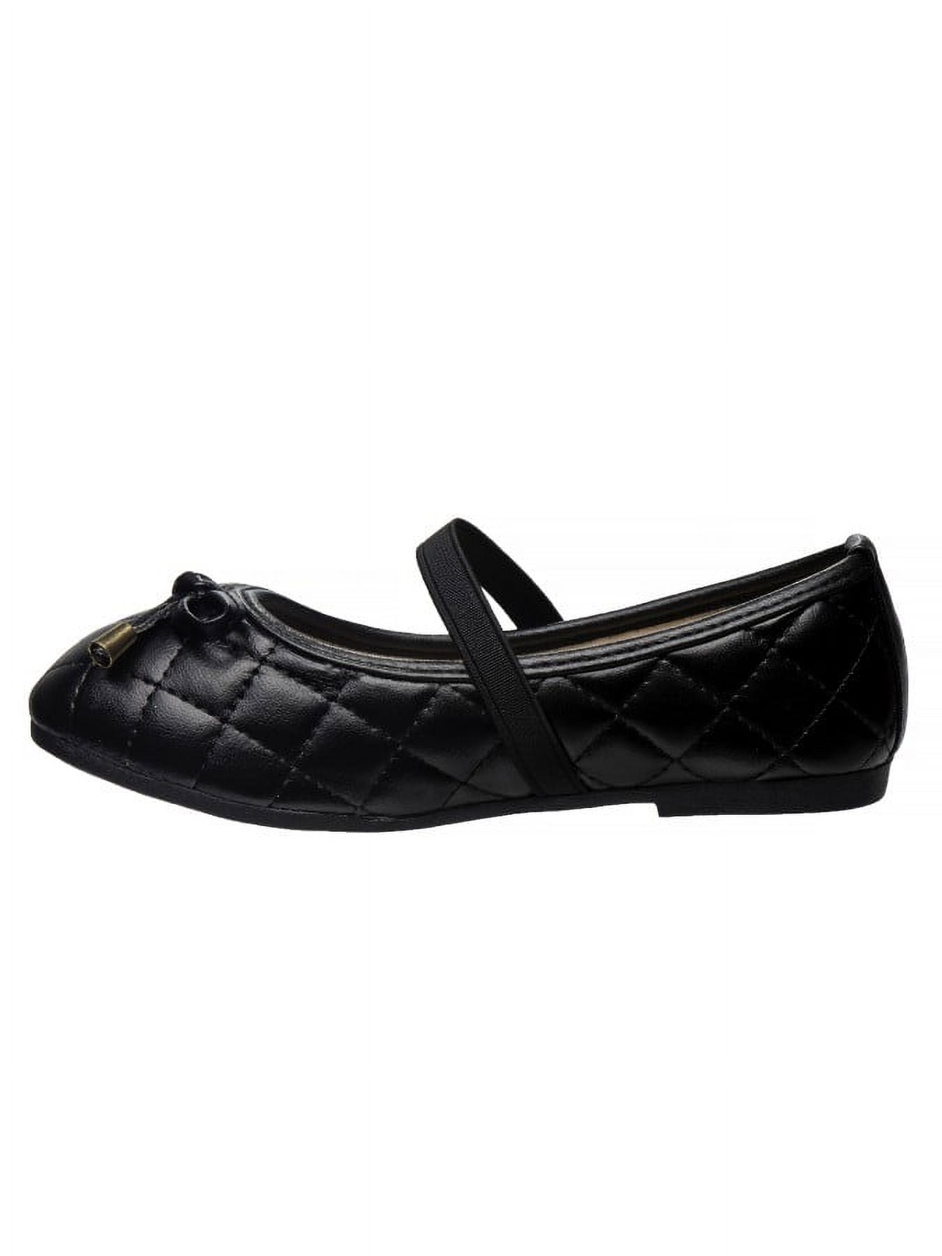 Kensie Girl Toddler Slip-on Ballerinas Dress Shoes - Black, 9