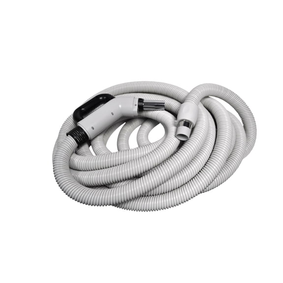 Gray 35 Foot Low Voltage Pump Style Handle 1-3/8 Inch Central Vacuum Hose
