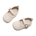 thumbnail image 3 of Nygoyerh Baby Girl Princess Shoes Lightweight Mary Jane Flats Wedding Dress Shoes with Non-Slip Rubber Sole, 3 of 5