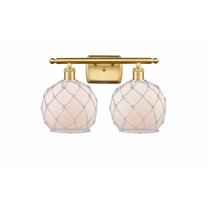 Innovations Lighting - Farmhouse Rope - 2 Light Bath Vanity In Industrial