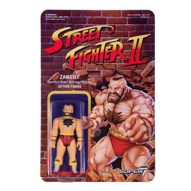 Figuras de reacción de Super7 Street Fighter II, Zangief Blanka, juego clásico, animación, periférico, modelo coleccionable, juguetes nostálgicos, regalo