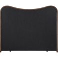 thumbnail image 2 of Meridian Furniture Arvada Beige Linen Textured Fabric Upholstered Queen Bed, 2 of 8