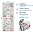 thumbnail image 2 of Fantasy Princess Pattern Hot Yoga Mat Towel Non Slip for Hot Yoga - Quick-Drying Yoga Mat Cover with 4 Corner Pockets with Travel Bag - Hot Yoga Towel Non Slip 74"x26", 2 of 6