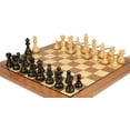 thumbnail image 2 of French Lardy Staunton Chess Set Ebonized & Boxwood Pieces with Classic Walnut Board - 2.75" King, 2 of 6