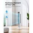 thumbnail image 4 of Dreo Tower Fan for Bedroom, 42 Inch Bladeless Fan, 90° Oscillating Fan, Quiet Floor Fan with Remote, LED, 6 Speeds, 4 Modes, 12H Timer, Standing Fans for Home Living Room Office, White, 4 of 7