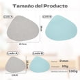 thumbnail image 2 of Manteles Individuales para 6 Piezas con Posavasos de Doble Cara de Cuero PU Tapete para Mesa Antideslizante y Resistente al Calor para Restaurante, Hotel, Cafetería, 2 of 7