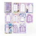 thumbnail image 4 of 10pcs Dreamy Flower Window Series - Vintage Background Paper for DIY Diary Labels & Decoration, 4 of 4