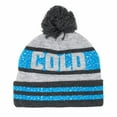 thumbnail image 2 of Ripple Junction Heather Gray "Stone Cold" Steve Austin  Cuffed Knit Hat with Pom, 2 of 2