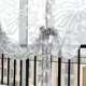 thumbnail image 3 of Cortina romana Jacquard transparente jacquard poliéster romano cortina de ventana pura gasa # 2 gris 100x160cm # 2 gris 100x160cm Magideal Cortina romana Jacquard transparente, 3 of 7