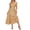 Yellow, variant on Delconic Women’s Short Sleeve V Neck Floral Print Maxi Dress Lightweight Flowy Casual Summer Long Dress for Daily Wear Army Green L
