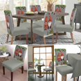 thumbnail image 3 of muroi Grey Gnomes Christmas Dining Room Chair Covers Set of 6, Stretch Kitchen Chair Cover Protector, Xmas Tree Balls Snowflake Chair Slipcovers RemovableSeat Cover for Party Banquet, 3 of 7