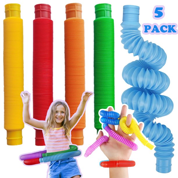 AJDOLL Pop Tubes Fidget Toys Pop on Its Autism Sensory Toy Fidget