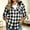 Black, variant on Gamivast Plaid Shacket for Women Long Sleeve Button Down Shirts Hooded Casual Flannel Jackets Collared Outerwear Loose Fit Fall Fashion Everyday Wear Apparel