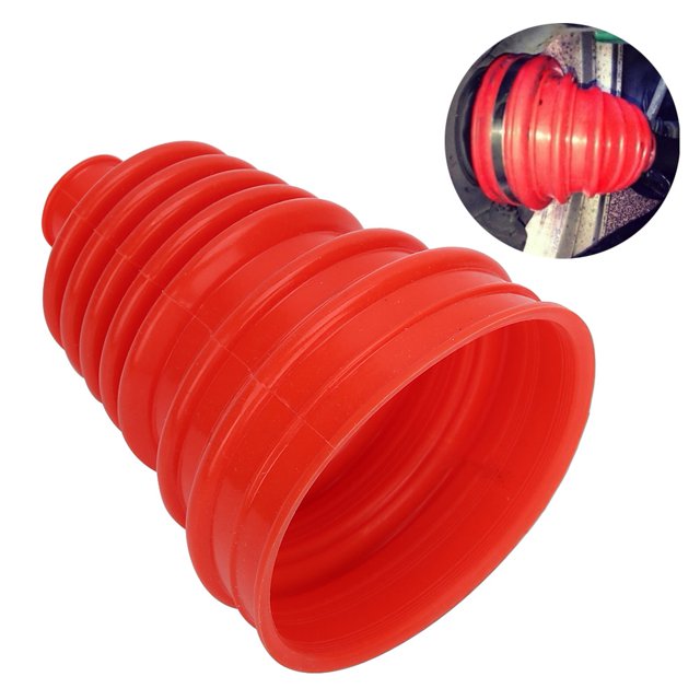 Universal Silicone CV Axle Boot Dust Cover Ball Head Constant Speed Round Clamp CV Boot Kit Compatible with Select Models