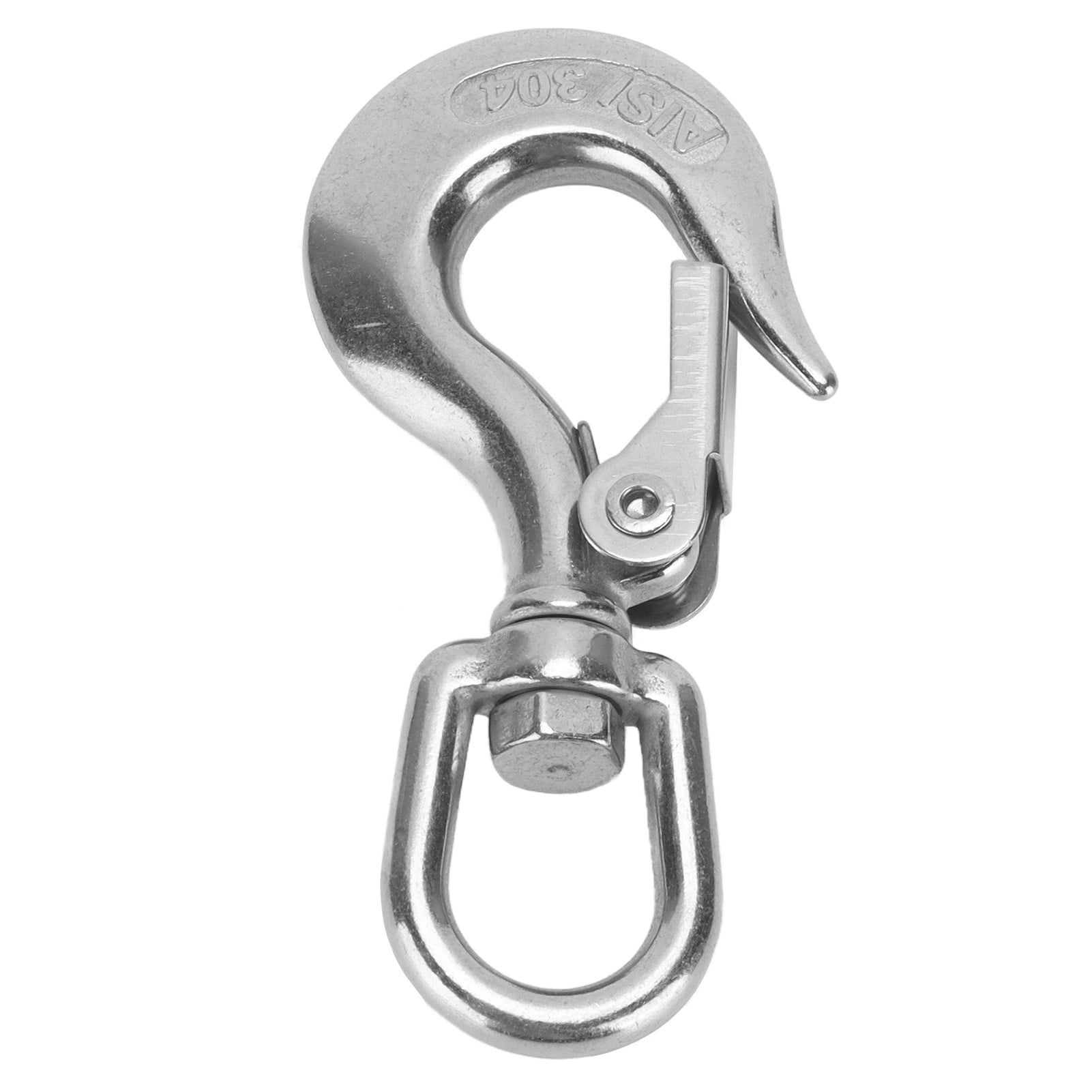 Henmomu Lifting Hook, Stainless Steel Swivels Eye Lifting Hook For